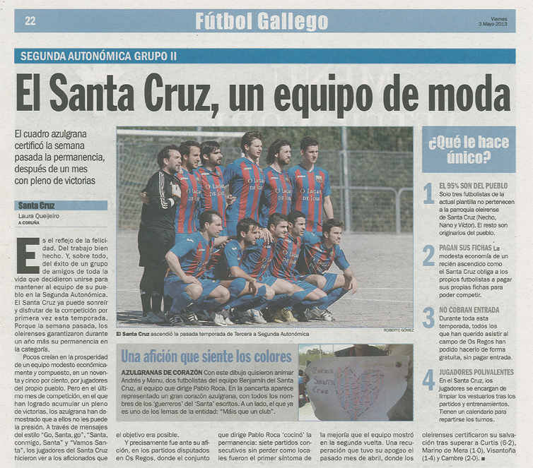 El Santa, un equipo de moda
