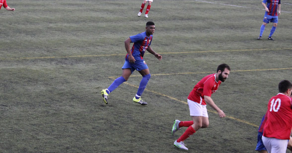 Algeli autor del gol del encuentro de hoy, en un enfrentamiento frente al Obrero